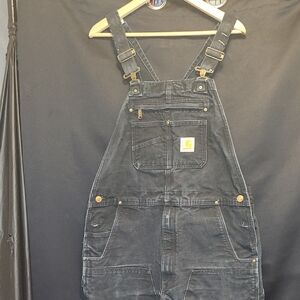 Carhartt Black Workwear Bib Overalls